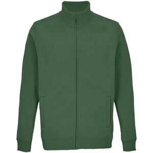 SOLS Unisex Adult Cooper Full Zip Sweat Jacket / Bottle Green